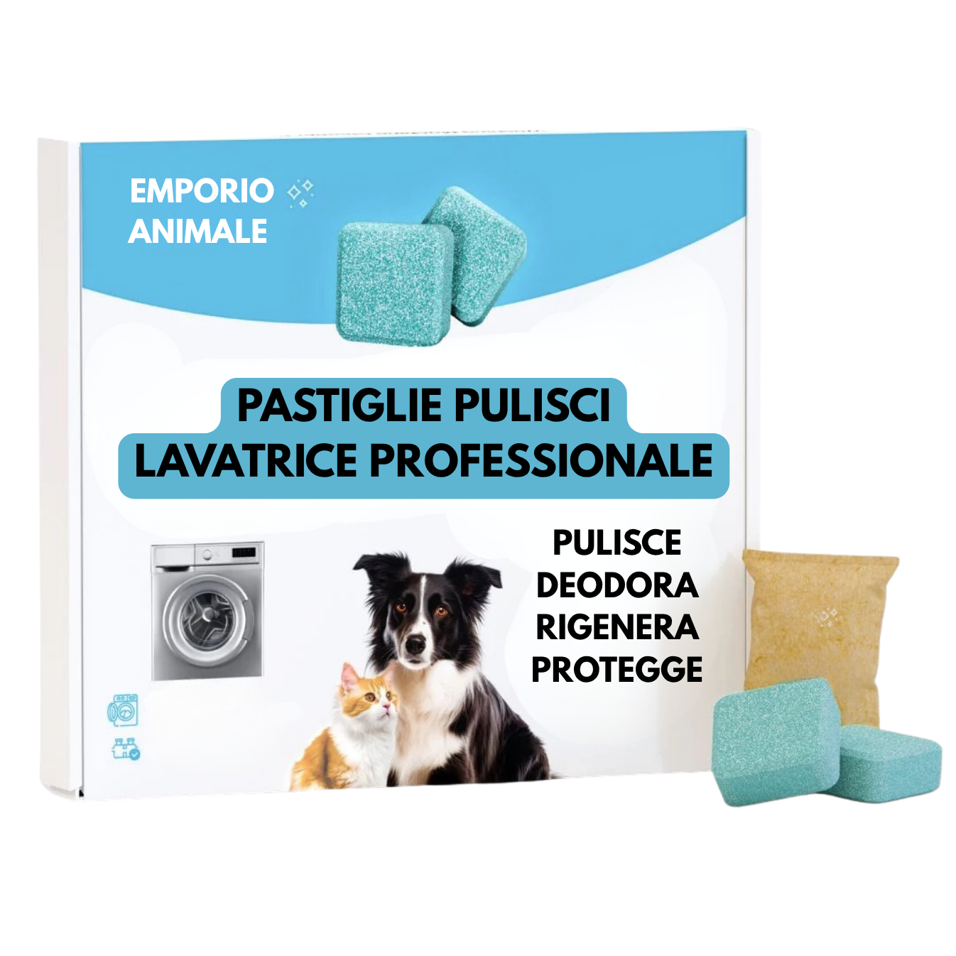 Emporio Animale™ 24 Pastiglie Pulisci Lavatrice
