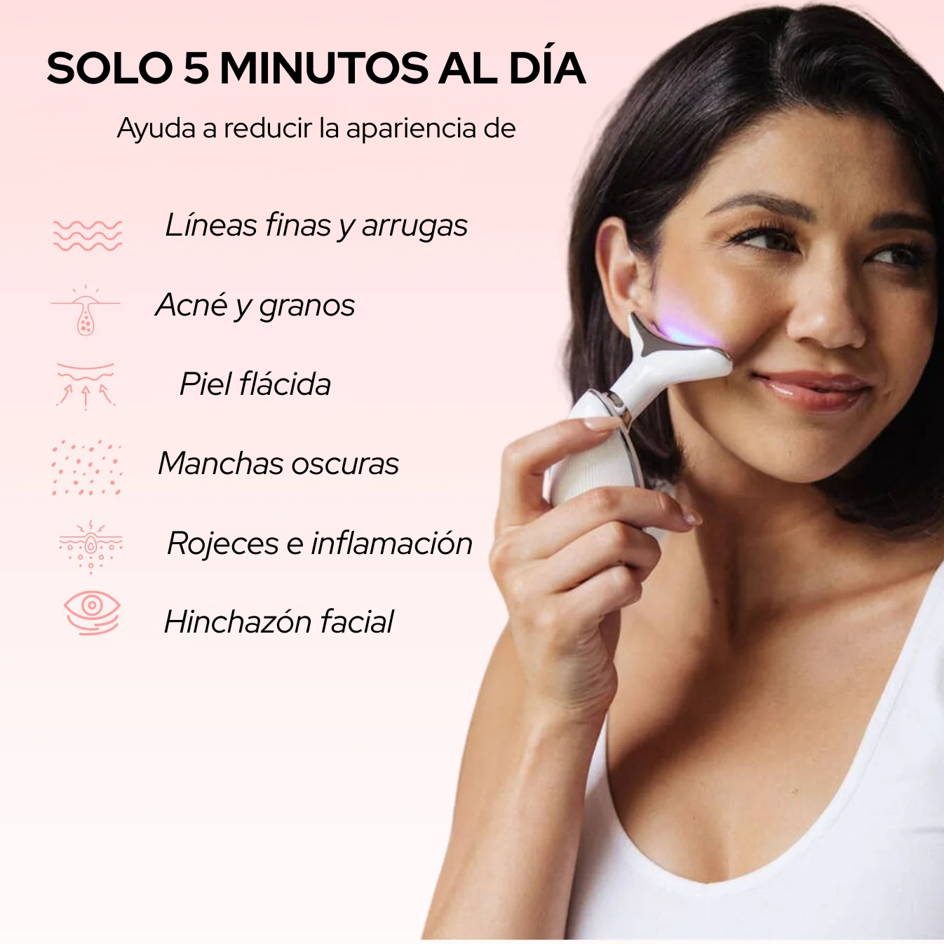 Mascarilla LED Facial 7 en 1 – Rejuvenecimiento Profesional en Casa