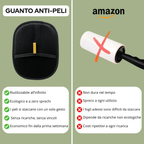 Emporio Animale™ Guanto Antipeli Riutilizzabile ed Ecologico