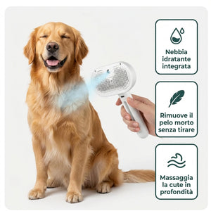 Spazzola Idratante - Lava il tuo cane senza acqua