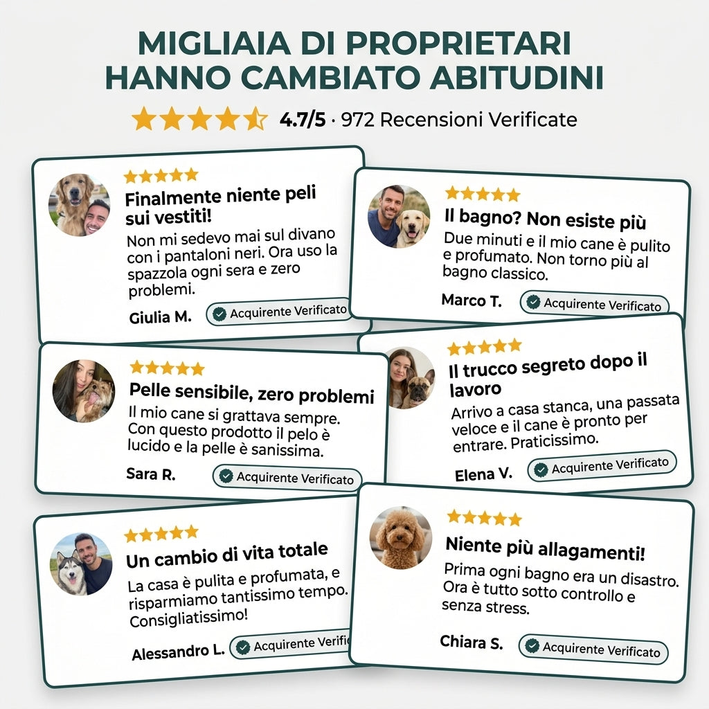 Spazzola Idratante - Lava il tuo cane senza acqua (Copie)