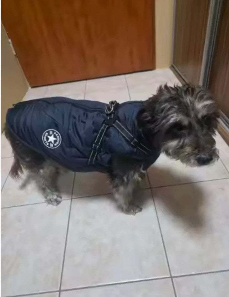 Foto della cliente con la giacca
